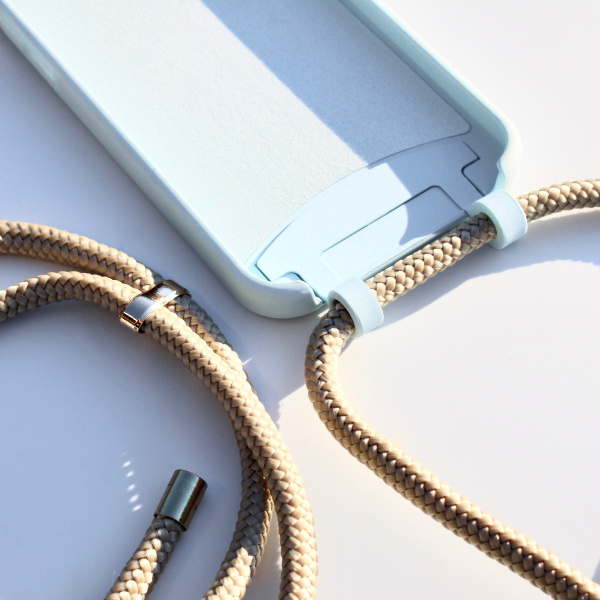 LIMITED EDITION-SKY NECKLACE CASE 2 in 1 -  Handykette Greygold